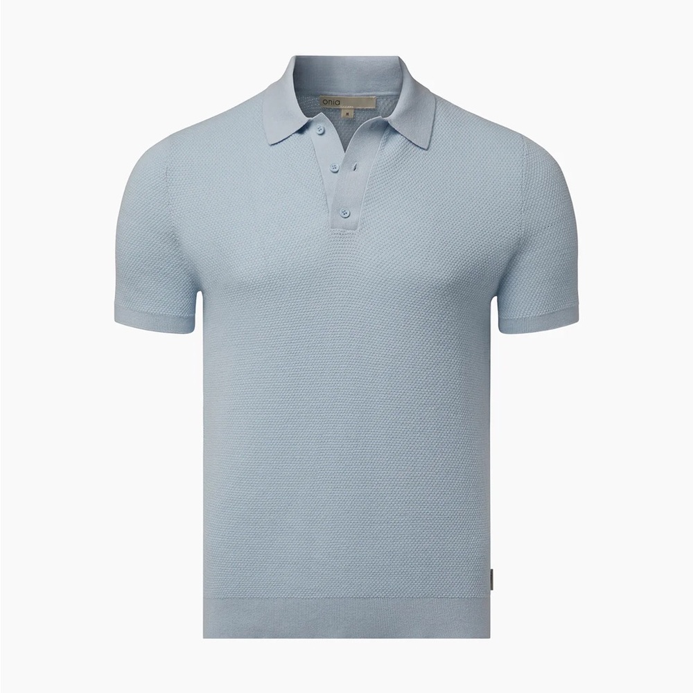 NWT Cotton Textured Knit Polo